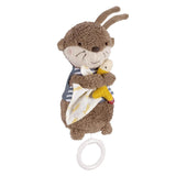 Fehn muziekdoos babyslaaphulp schaap - knuffel met opzetstuk - slaaphulpliedje "Brahms lullaby" - kinderspeelgoed voor onderweg en thuis - muzikaal speelgoed voor baby's en kinderen Babyspeelgoed Naty Shop Otter