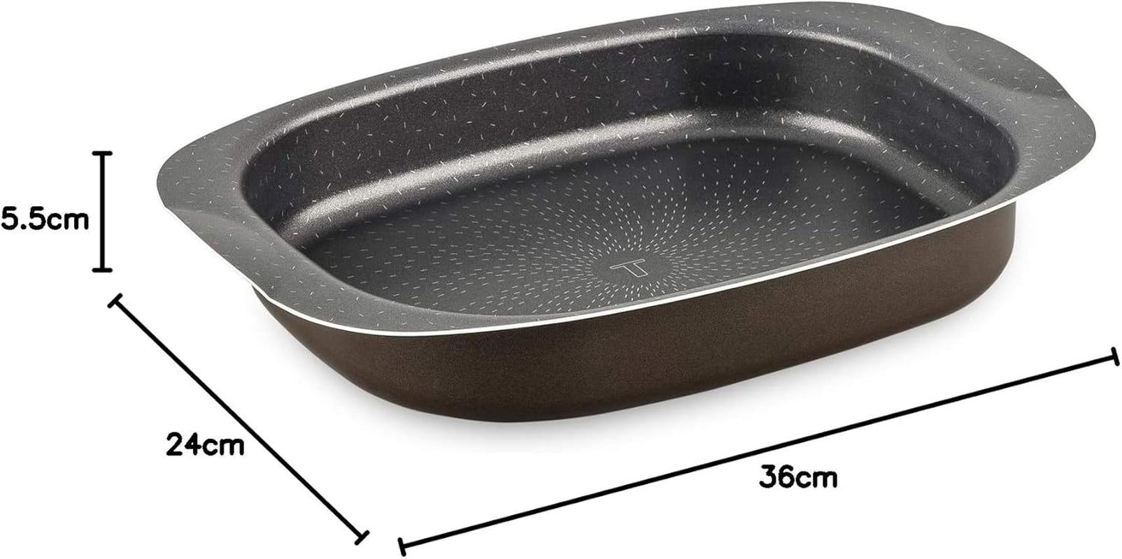Tefal J1601502 Success Auflaufform Aluminium Zwart 36 X 24 X 5,5 Cm Vormen en bakplaten Naty Shop
