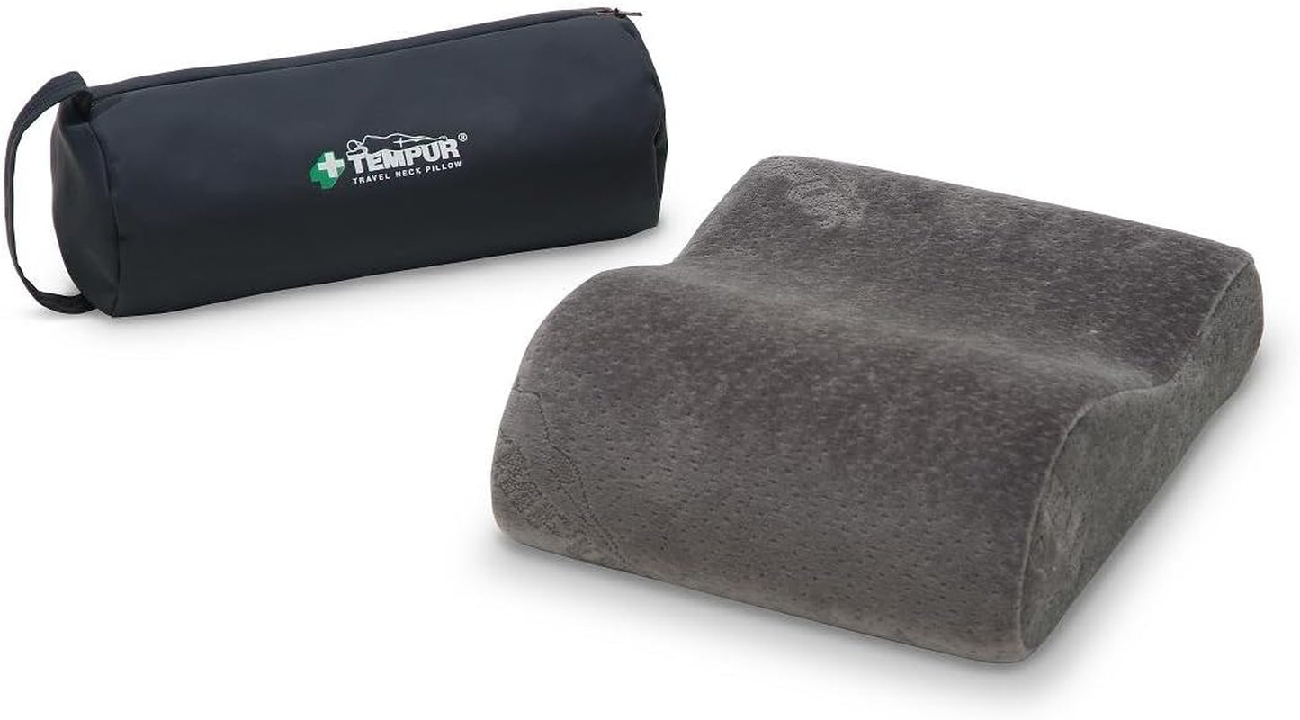 Tempur Reiskussen Reisnekkussen Inclusief draagtas - 25 X 31 X 10/7cm - Bruin Reiskussens Naty Shop Standaardtitel