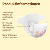 Amazon Ultra Dry Luiers, maat 3 (4-9kg) - Maanddoos, Wit, 172 stuks (2 verpakkingen van 86) (Voorheen Mama Bear, identiek product)