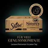 SHEBA Nature's Collection in jus - Nat kattenvoer van hoge kwaliteit, fijne variëteit (MSC) in geportioneerde zakjes - 72 x 85 g