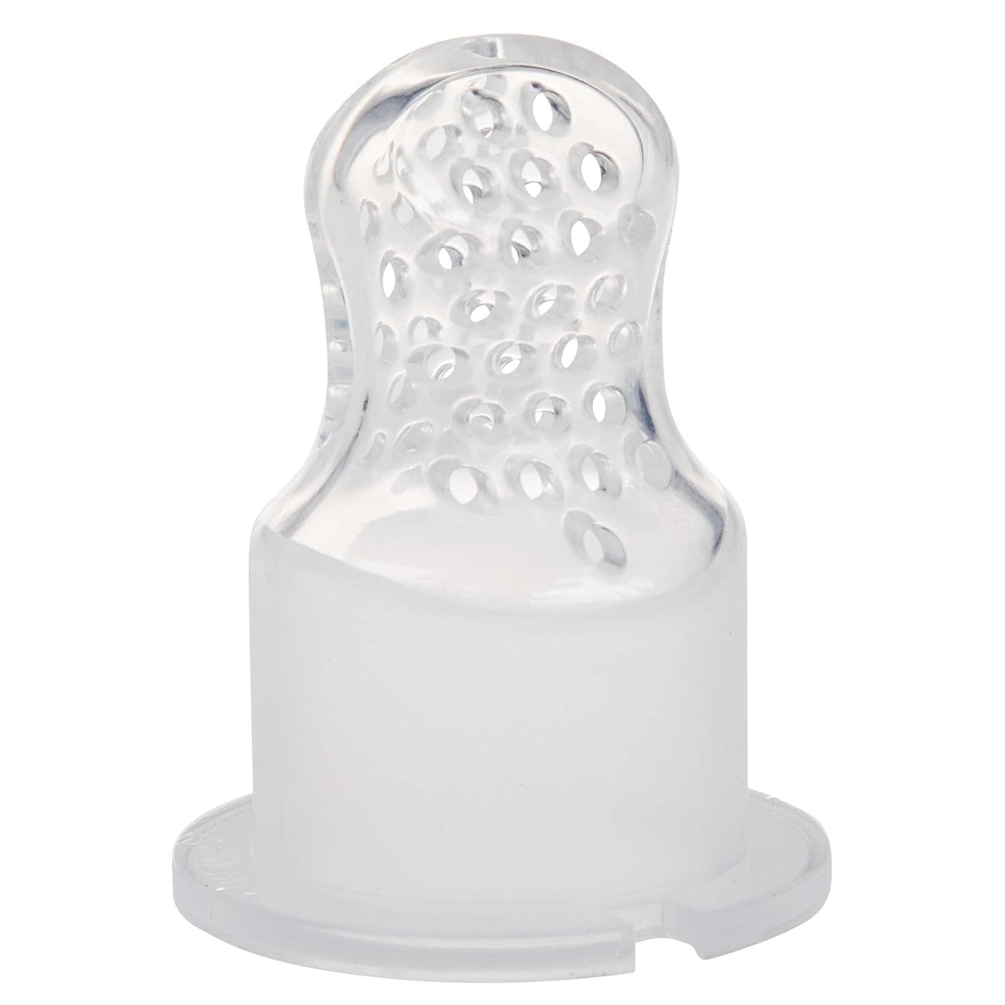Nuby Silicone Fruit Feeder Knabbelaar - Fruitvoeder voor baby's 6 maanden en peuters - Bijtring voor fruit, groenten en puree - BPA-vrij - Roze - 6+ maanden