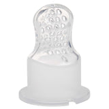 Nuby Silicone Fruit Feeder Knabbelaar - Fruitvoeder voor baby's 6 maanden en peuters - Bijtring voor fruit, groenten en puree - BPA-vrij - Roze - 6+ maanden