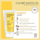 Clearé Instituut | Kamillemasker | Voedt, conditioneert en ontwart | Gouden glans en glans | 97% natuurlijke ingrediënten | Verzacht de hoofdhuid Met kamille-extract |150 ml Naty Shop haarmasker