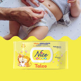 NICE Baby Natte Doekjes 72st Met Deksel Talk Geur Natuurlijke Materialen Zachte Reiniging Baby 1st