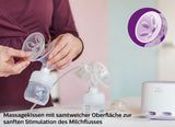 Dubbele elektrische borstkolf Philips Avent SCF334/02 Accessoires Voeding en borstvoeding Bebe Naty Shop