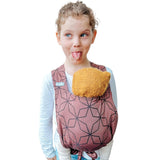 Hoppediz poppenstandaard, kinderspeelgoed voor poppen en knuffels, Malmö design lichtroze