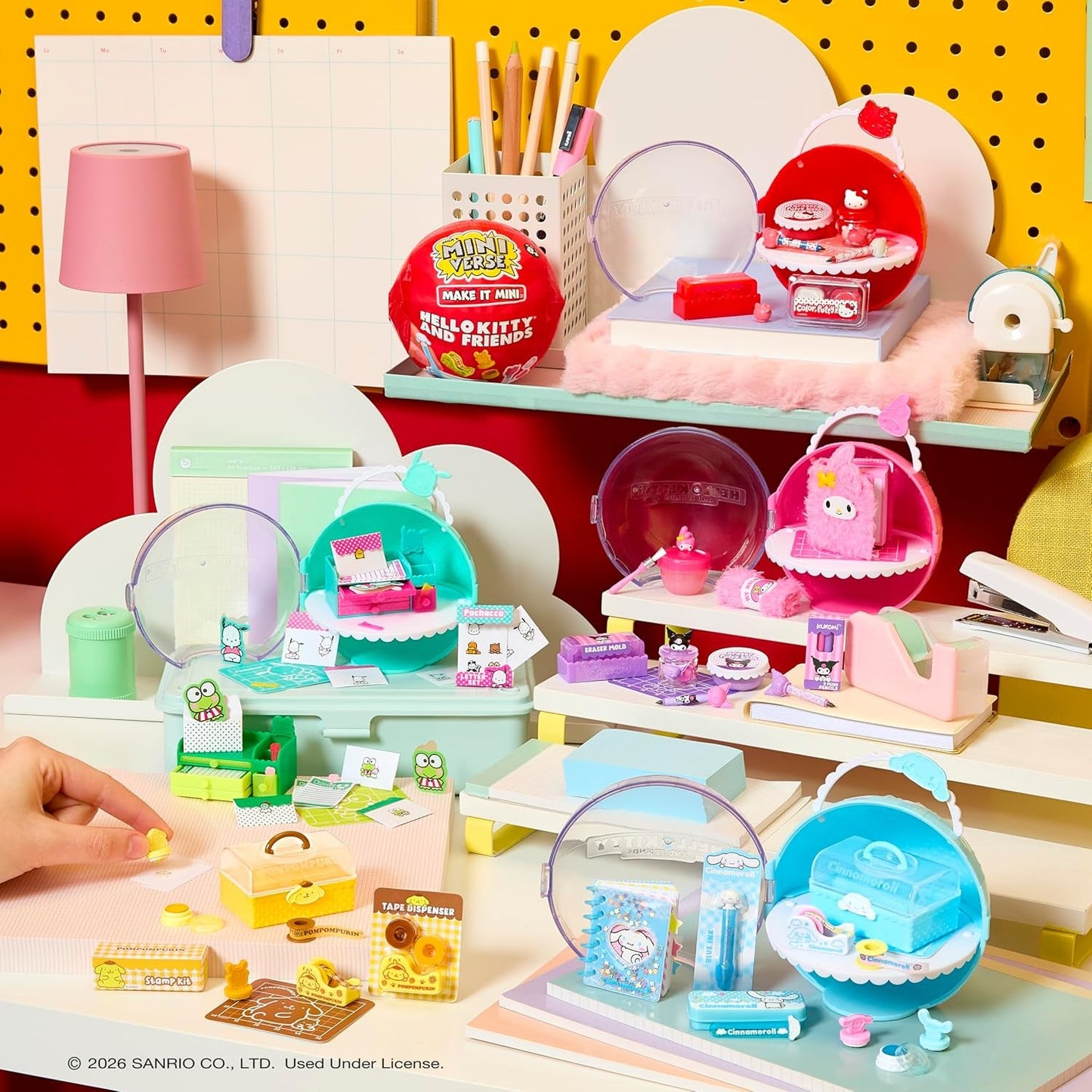 Miniverse MGA Make It Mini Hello Kitty and Friends Series 3 - Mini Collectibles, Sanrio, Retro Replica's Briefpapier, knutselen, doe-het-zelf, voor verzamelaars en kinderen vanaf 8 jaar