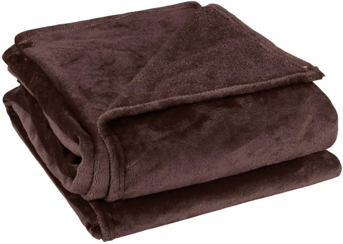 Sourcing Map Gezellige dekendeken sprei Zachte en warme fleecedeken als bankdeken Sofadeken Woonkamer- en knuffeldeken Zachte pluche wollen deken Oranje 150X200Cm Bedden en dekens Besuche den uxcell-Store Donkerbruin 200X230Cm