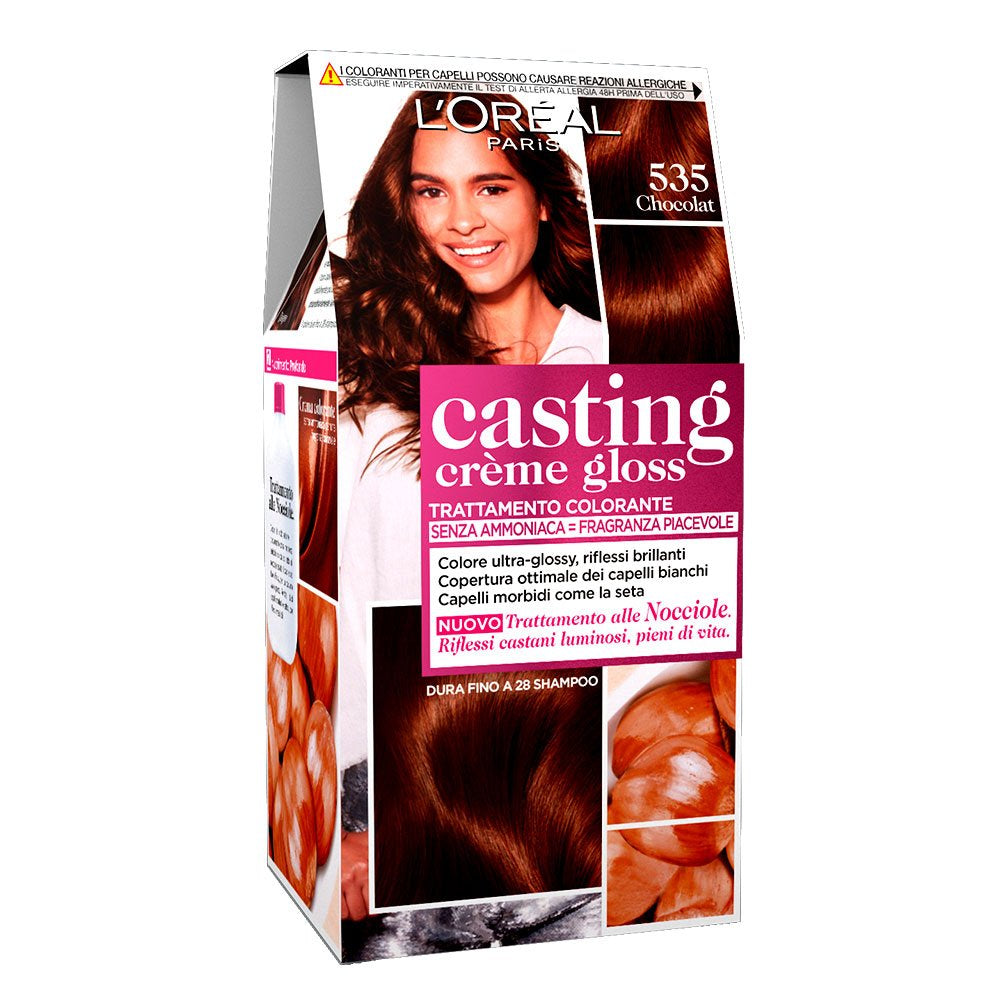 Casting Creme Gloss Ammoniakvrije haarverf N360 Zwarte kers Naty Shop Haarverf 535 Chocolade 1 stuk (pak van 1)