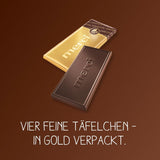 Repen pure chocolade 72% – 5 x 100 g – De fijnste vierkantjes pure chocolade – Chocolade verpakt in goudfolie