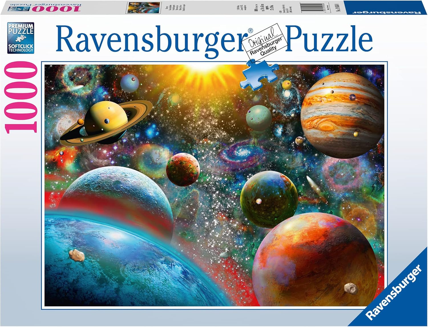 Ravensburger Puzzel 19858 - Planeten - Puzzel van 1000 stukjes voor volwassenen en kinderen vanaf 14 jaar, puzzel met ruimtemotief Puzzel Naty Shop