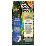 Jacobs Kaffeebohnen Origins Brazilië, mild-nutsiger Geschmack aus Brasilien, geröstet in Bremen, Intensität 4/10, Kaffee ganze Bohnen, 1 kg