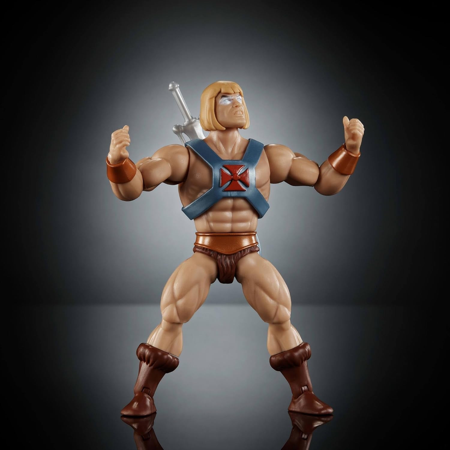 Masters of the Universe Origins Action Figure Faker uit de cartooncollectie, ongeveer 14 cm groot, He-Man duplicaat uit de tv-serie uit de jaren 80, gedetailleerd ontwerp en 16 bewegingspunten, JBM82 Actiefiguren Naty Shop