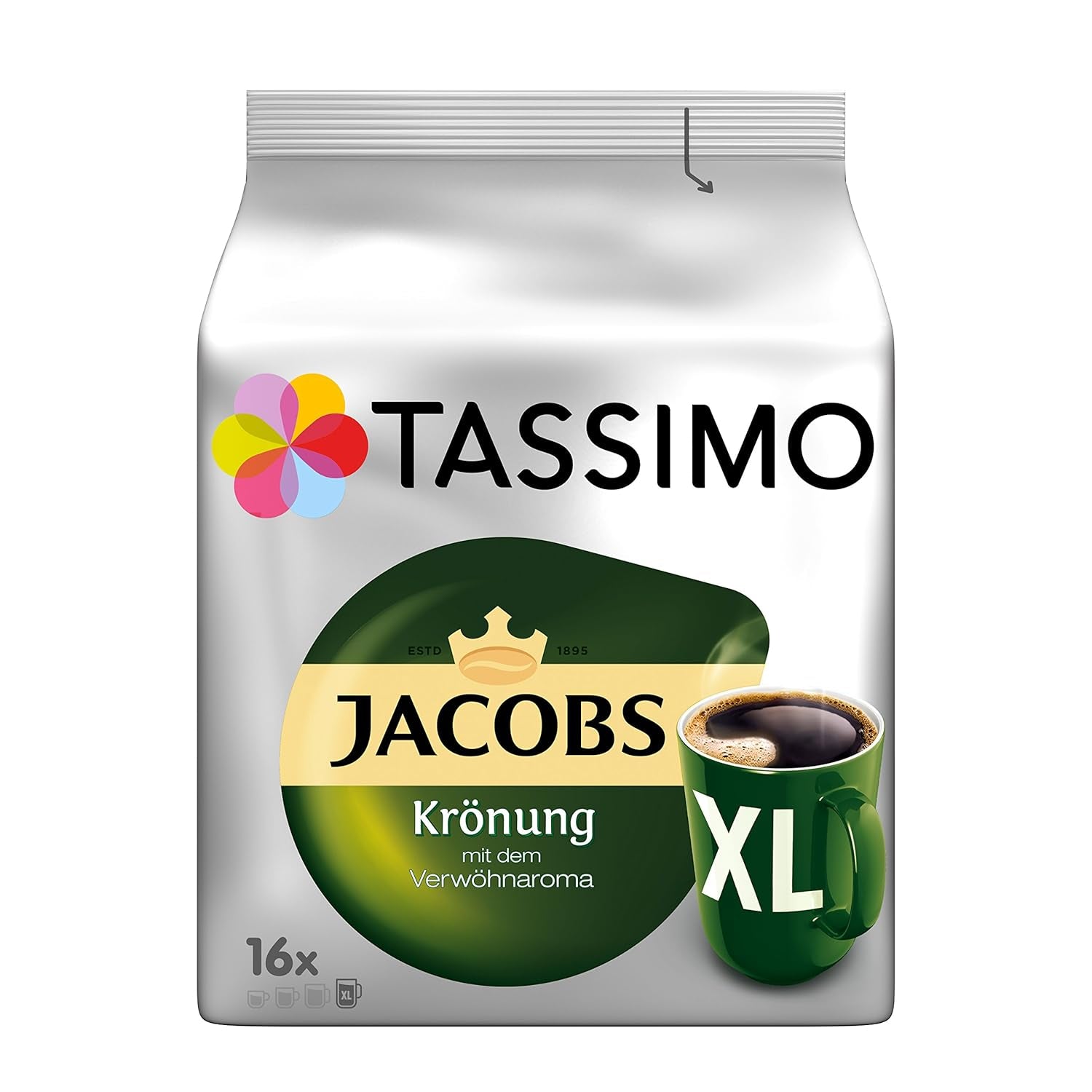Tassimo Kapseln Probierbox, Vielfaltspaket, 64 Pads, 5 Sorteren