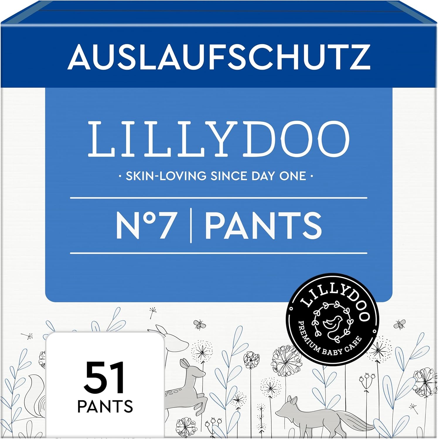 LILLYDOO Huidvriendelijke broek maat 5 (12-17 kg) Maanddoos (105 stuks)