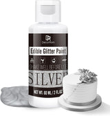 Eetbare vloeibare glitter - 6 kleuren metallic glitter kleurstof voor taartdecoratie, bakken, muffins - Eetbare vloeibare glitter metallic poeder voor doe-het-zelf koekjes, fondant, taarten