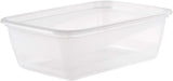 Kekeeper set van 3 voedselbewaarpotten, 3 x 1,25 l, 20,5 x 15,5 x 6,5 cm, Fredo Fresh, transparant blauw Voedselbewaardozen Naty Shop