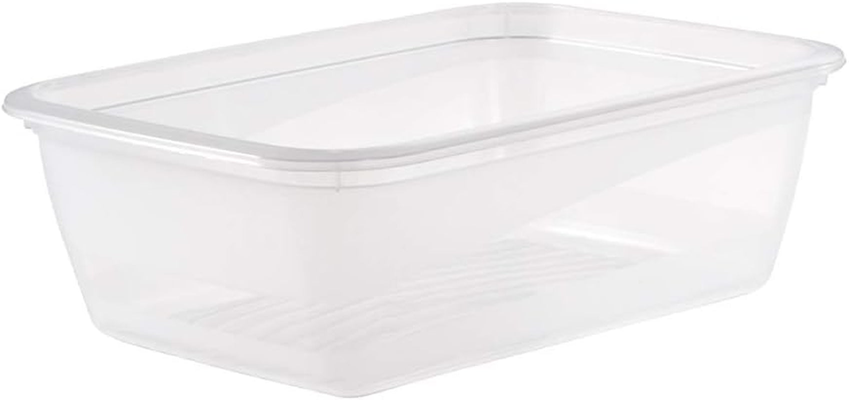 Kekeeper set van 3 voedselbewaarpotten, 3 x 1,25 l, 20,5 x 15,5 x 6,5 cm, Fredo Fresh, transparant blauw Voedselbewaardozen Naty Shop