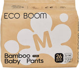 ECO BOOM Bamboe Babyluiers - Maat 6 (20kg), Plantaardige Pull-Up Luiers (17st) - Premium Biologisch, Geurvrij, Huidvriendelijk, Super Absorberend
