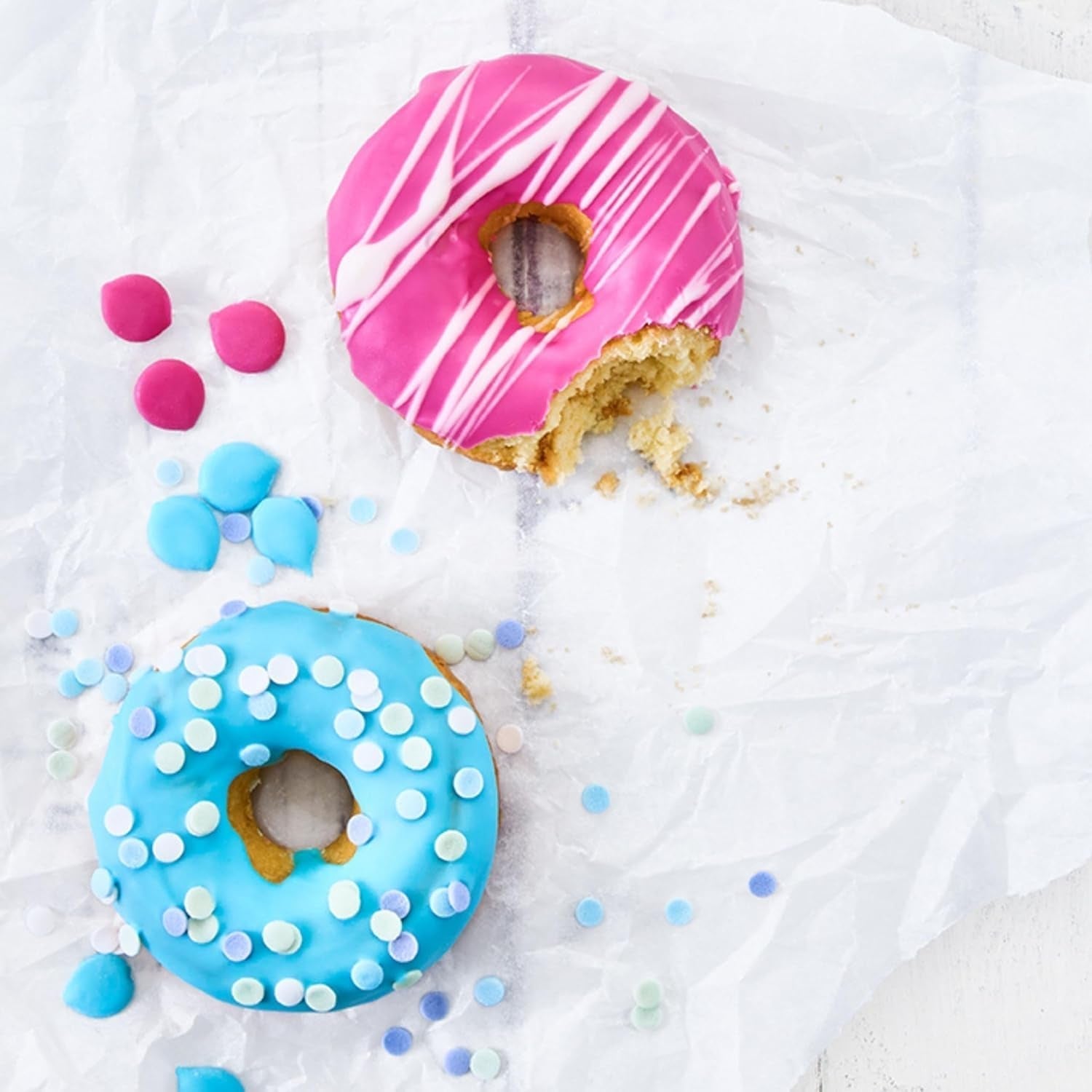 Birkmann, Easy Baking, Donutblech, Backform Für 6 Donuts, Mit Hochwertiger Antihaftbeschichtung, Ø 9 Cm, Mit Rezept, 881631 Vormen en bakplaten Naty Shop