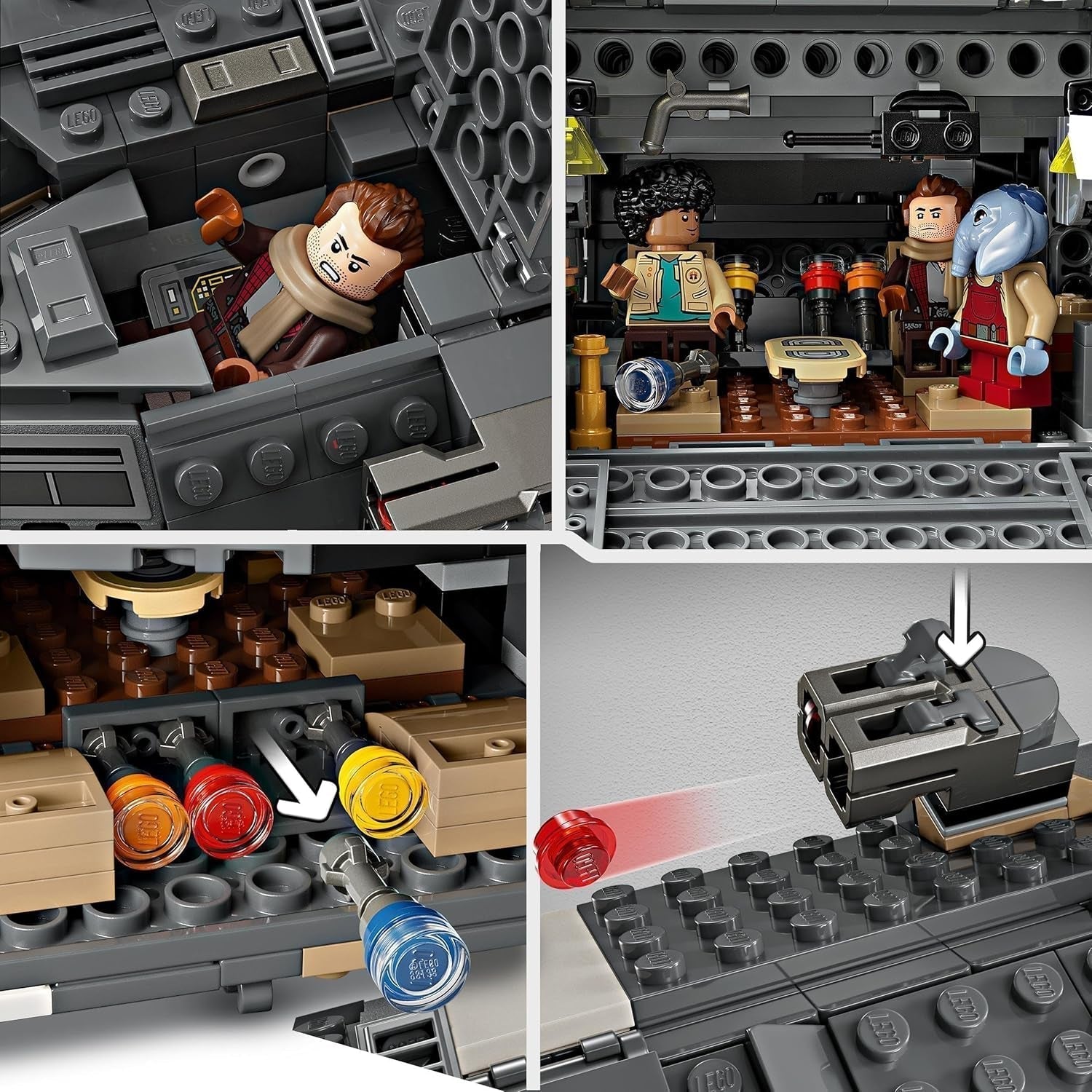 LEGO Star Wars: Skeleton Crew Onyx Cinder, bouwbaar en verzamelbaar ruimteschipspeelgoed voor jongens en meisjes met 5 personages, cadeau-idee voor fans vanaf 10 jaar oud 75374 Bouwsets Besuche in LEGO-Store