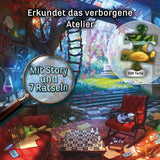 KOSMOS 683979 EXIT® puzzel: The Hidden Studio 500-delige puzzel voor volwassenen en kinderen 10+ Escape Room puzzel voor beginners Puzzel Naty Shop