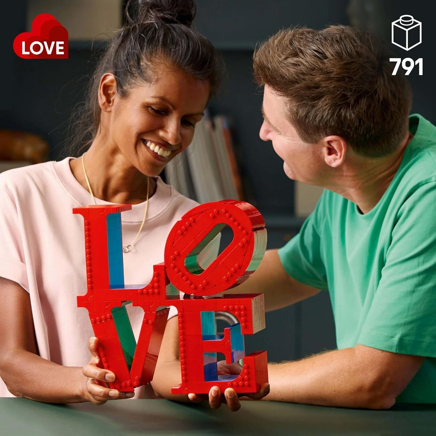 LEGO Art Love Bouwset voor volwassenen Woondecoratie Valentijnsdag- en Moederdagcadeau voor dames en heren Creatieve activiteit voor kunst- en designliefhebbers 31214 Bouwsets Besuche in LEGO-Store
