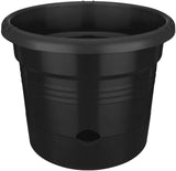 elho Green Basics Tomatenpotten 33 - Bloempotten voor buitenkweek en oogst - Ø 33,5 x H 26,0 cm - Zwart/Levendig zwart