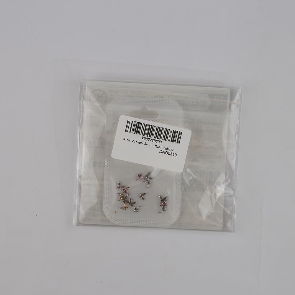 Mini Vlinder Zirkoon Nagelsleutelhangers Y2K Wit Champagne Roze Strass Kristal Vlindersleutelhangers Nagels 3D Vlinder Nageldesign Sleutelhangers Vlindernagels Decoratie Nagelkunst Sleutelhangers Nagelaccessoires