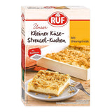 RUF Kleiner Himbeer-Schokokuchen, Mini-Kuchen Mit Feiner Puddingcreme, Himbeeren en Weißen Schokoraspeln, Inkl. Backform, 1X252G Mengsel voor bakken en koken Naty Shop 305 G (1Er Pack) Käsekuchen