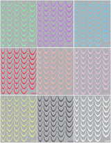 9 kleuren franse nagelstickers franse nagelstickers zelfklevende nagelfolie franse nagels gradiënt stickers franse tip nagelstickers nail art nail design stickers nagel accessoires