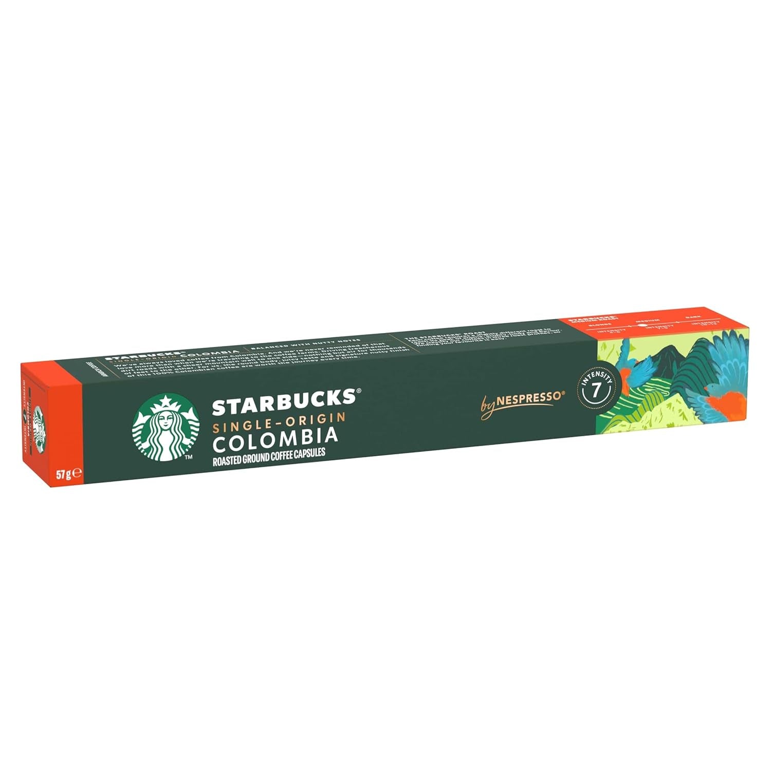 STARBUCKS Single-Origin Colombia door Nespresso, Mittlere Röstung, Kaffeekapseln 10 x 10 (100 Kapseln)