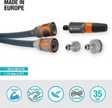 Gardena Liano Xtreme 1/2 inch 20 m set: Extreem robuuste textiel tuinslang met lichtgewicht, weerbestendige PVC binnenslang (18470-20)