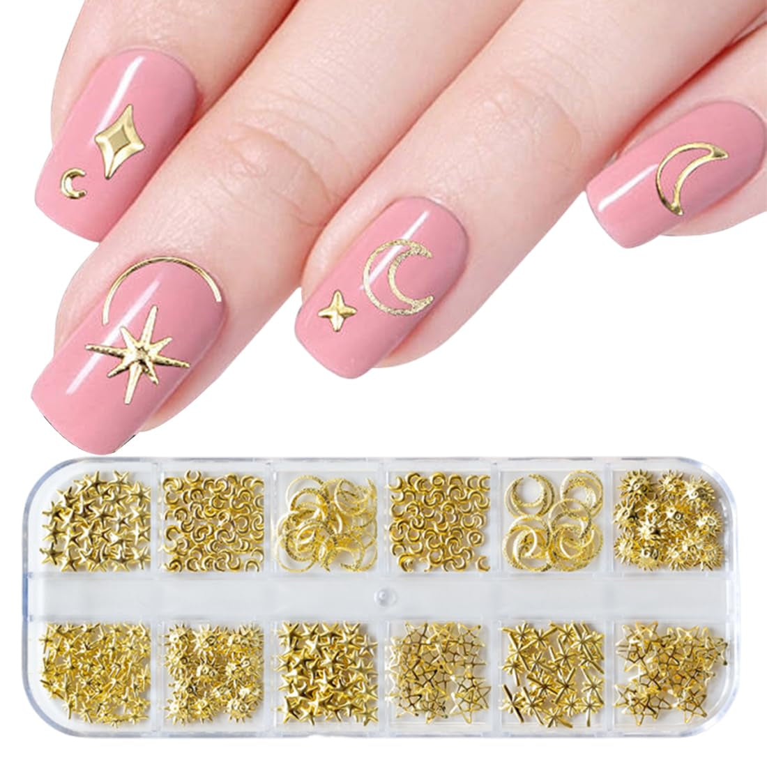 100 stuks 3D Blume Nagel Charms Nägel Zubehör Nageldesign Glitzersteine ​​Nailart Strasssteine ​​Flower Nail Charms Lichtgevende Bloem Nail Art Charms Bunte Blumen Deko Nagel Steinchen Flowers Nail