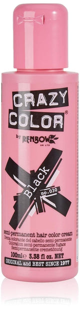 GO TOXIC UV semi-permanente haarkleuringscrème, 100 ml (1 pakje) Naty Shop 30 Haarverf Zwart 100 Ml (1 pakje)