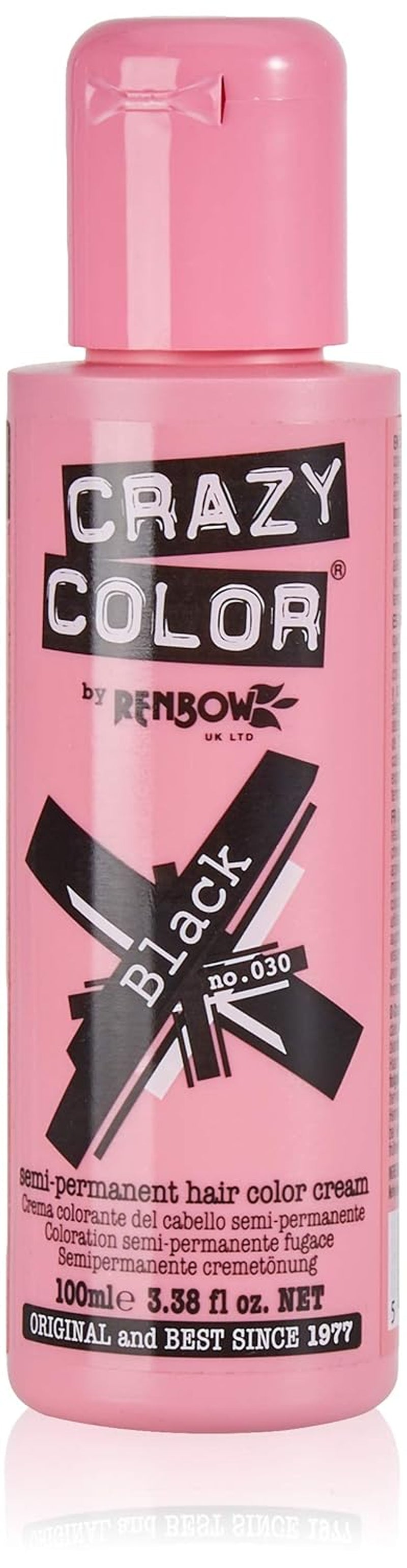 GO TOXIC UV semi-permanente haarkleuringscrème, 100 ml (1 pakje) Naty Shop 30 Haarverf Zwart 100 Ml (1 pakje)