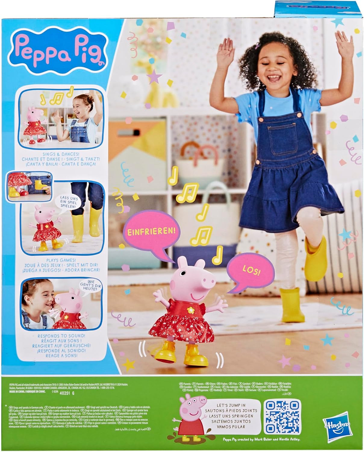 Peppa Pig Peppa'S Mud Puddle Party Doll - Duitse versie, roze of roze Naty Shop-poppen