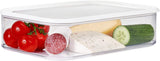 Mepal - Modula XXL Koelkast Opbergdoos - Voedselcontainer met Deksel - Keukenorganizer en Plastic Opbergdoos - Stapelbaar en Lekvrij Koelkastorganizer - 4800ml - Wit Naty Shop Voedselopbergdozen Standaard Titel
