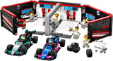 LEGO City F1 Garage met Mercedes-Amg en Alpine raceauto's - Formule 1 raceauto met 2 coureurs en 4 mechanische minifiguren - Cadeau voor jongens en meisjes vanaf 7 jaar en fans 60444 Beschouw de LEGO-Store bouwsets