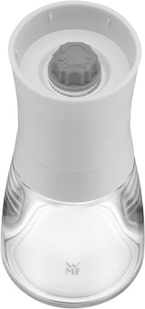WMF Trend zout- of pepermolen 14 cm, zonder vulling, keramische molen, kunststof, glas, wit Grinders en Slicers Naty Shop