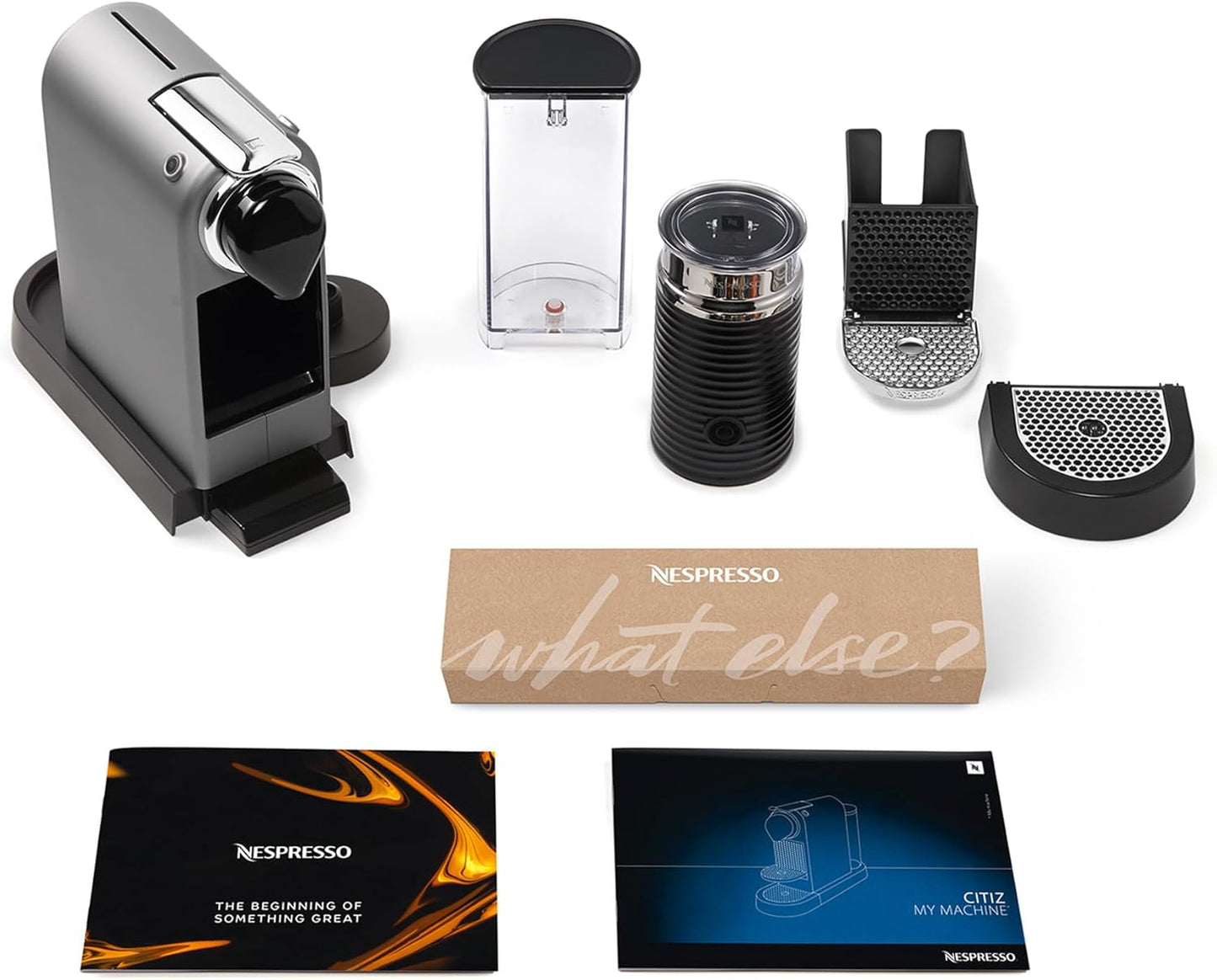 Espressomachine met Nespresso-capsules XN761B Citiz&Milk | Automatische standby-modus | 1260 watt | Capaciteit watertank: 1 l | Pompdruk: 19 bar | Zilver
