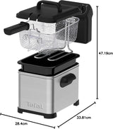 Tefal Family Pro Access 4.0L, 3000 Watt, semi-professioneel, met olie, afneembare olietank, koelzonetechnologie Apparaten Naty Shop
