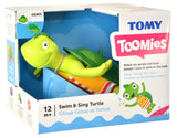 TOMY Kinderwaterspeelgoed "Plantschi de zingende schildpad" meerkleurig, hoogwaardig speelgoed voor kinderen met muziek, combineert badspeelgoed en muzikaal speelgoed, vanaf 12 maanden! Badspeeltje voor waterspelen Jucarii Bebe Naty Shop