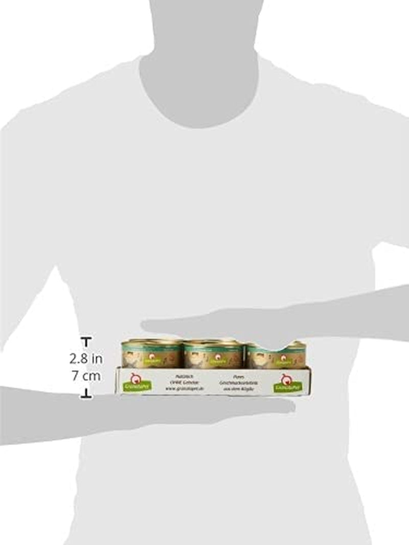 GranataPet Symphony No. 5 Pure Chicken, graan- en suikervrij kattenvoer, filets in natuurlijke gelei, delicaat nat kattenvoer, 6 x 200 g