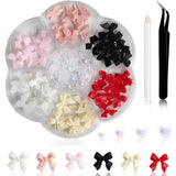 1 Karton Nail Art Charms, 3D Bloemen Nagelkunst Charms, Acryl Blumen Nagel Strass Mit Ornamenten, Nagel Edelsteine, Nagel Zubehör Für Mädchen, Nagelkunst Decoratie, DIY Handwerk Nail Design