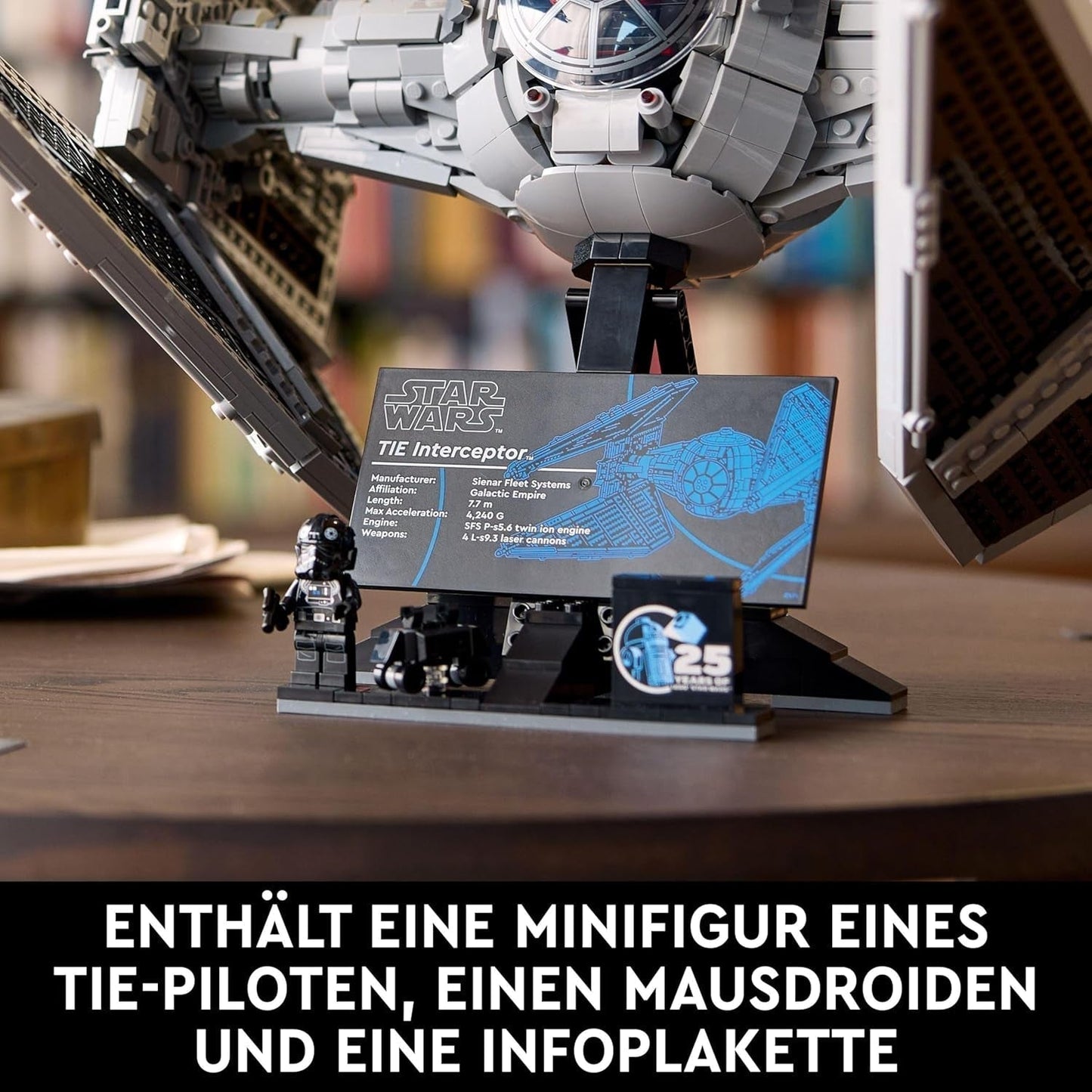 LEGO Star Wars Tie Interceptor Ultimate Collector Series Creatieve bouwset voor volwassenen Starfighter Baksteenmodel Fancadeau Verzamelbare Ucs-set 75382 Bouwsets Bekijk de LEGO-Store