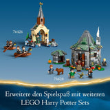 LEGO Harry Potter Hagrid's hut: een onverwacht bezoekset met 5 minifiguren en 2 dierenfiguren, cadeau voor dames en heren, magisch avonturenspeelgoed, fantasieset 76428 Bouwsets Beuche in LEGO-Store
