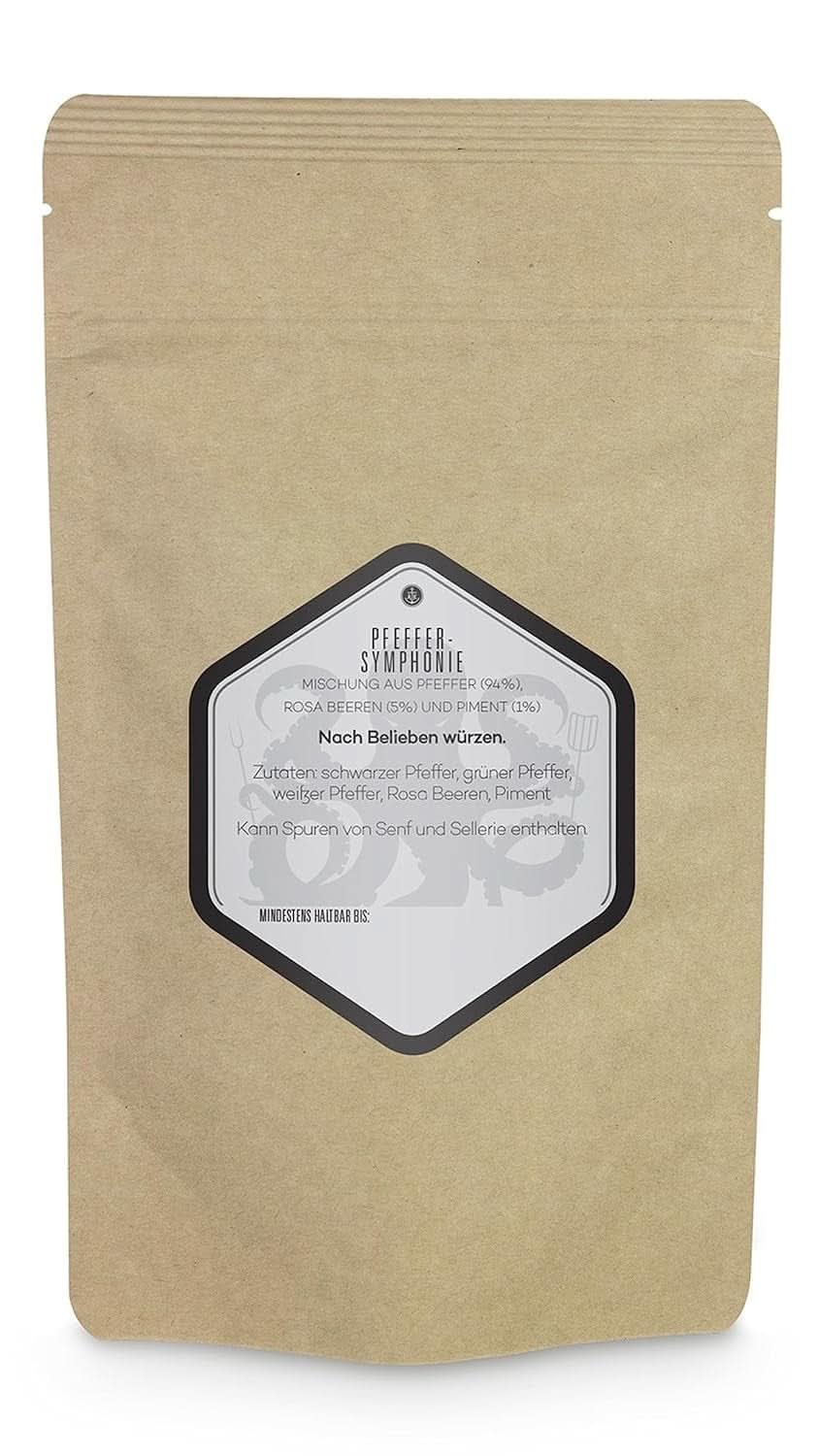 Ankerkraut Symphonie, pepermix voor het op smaak brengen met geur en smaak, 140 gram Specerijen Naty Shop