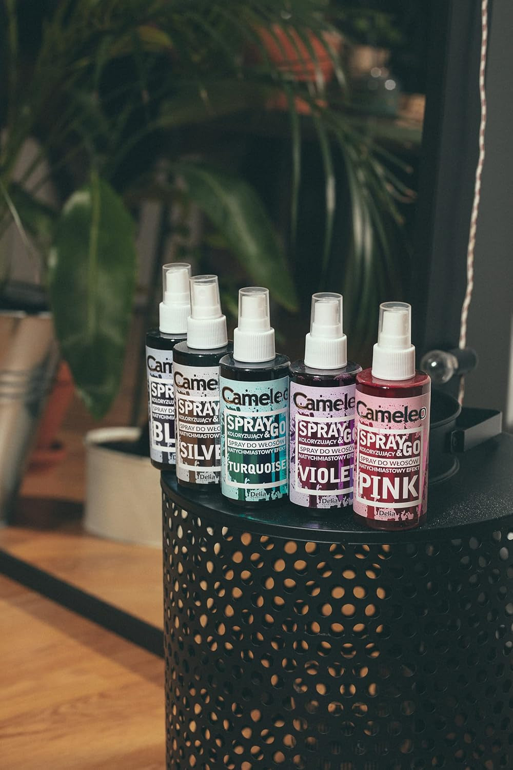 Cameleo - Spray & Go - haarverfspray - paars - voor blond, platinablond en grijs haar - eenvoudig sprayen en gaan - semi-permanent - direct resultaat - carnavalshaarverfspray - 150 ml Haarverf Naty Shop